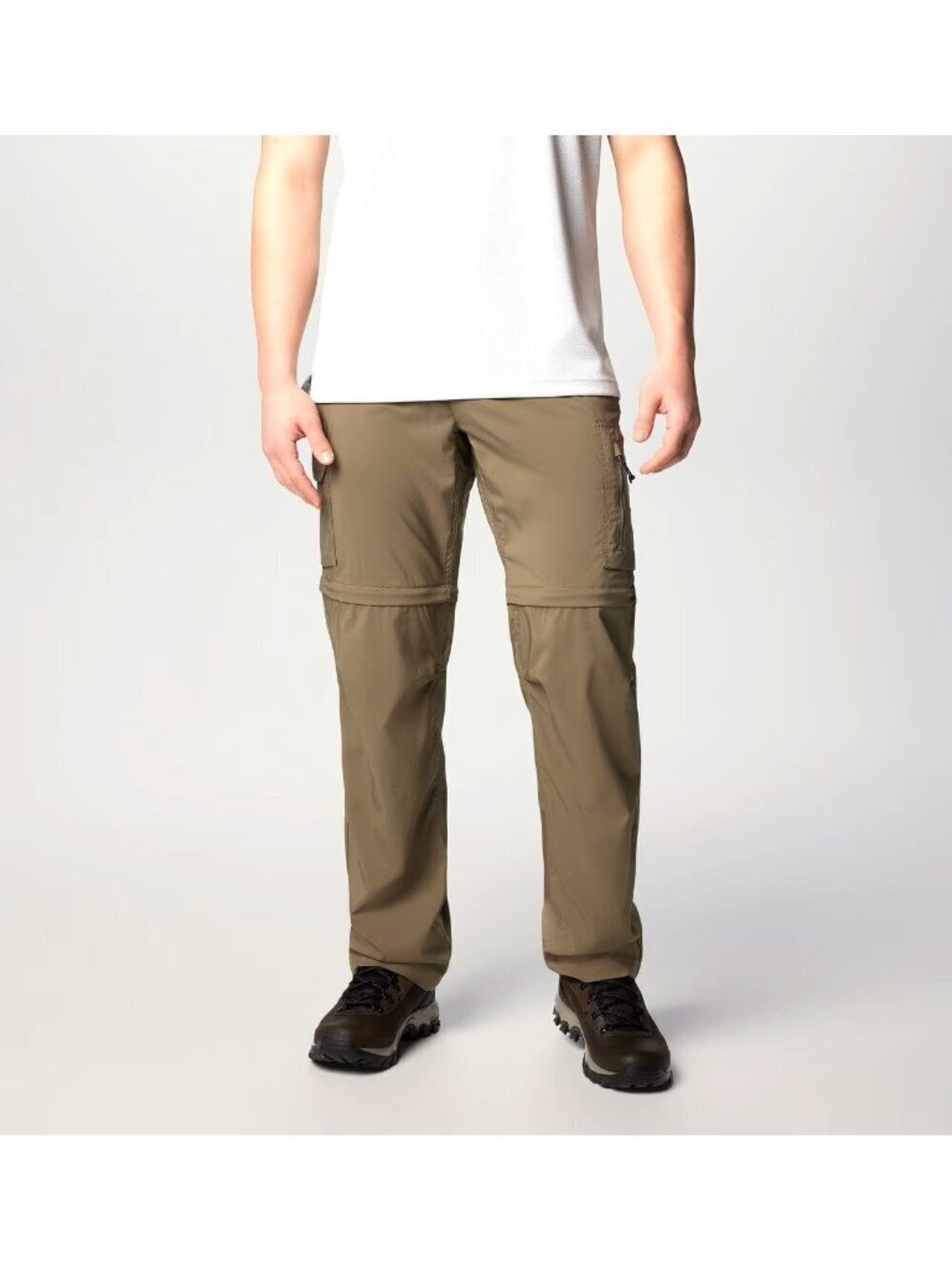Columbia Silver Ridge Utility Green UPF 50 Convertible HIking Pants Men 38x32